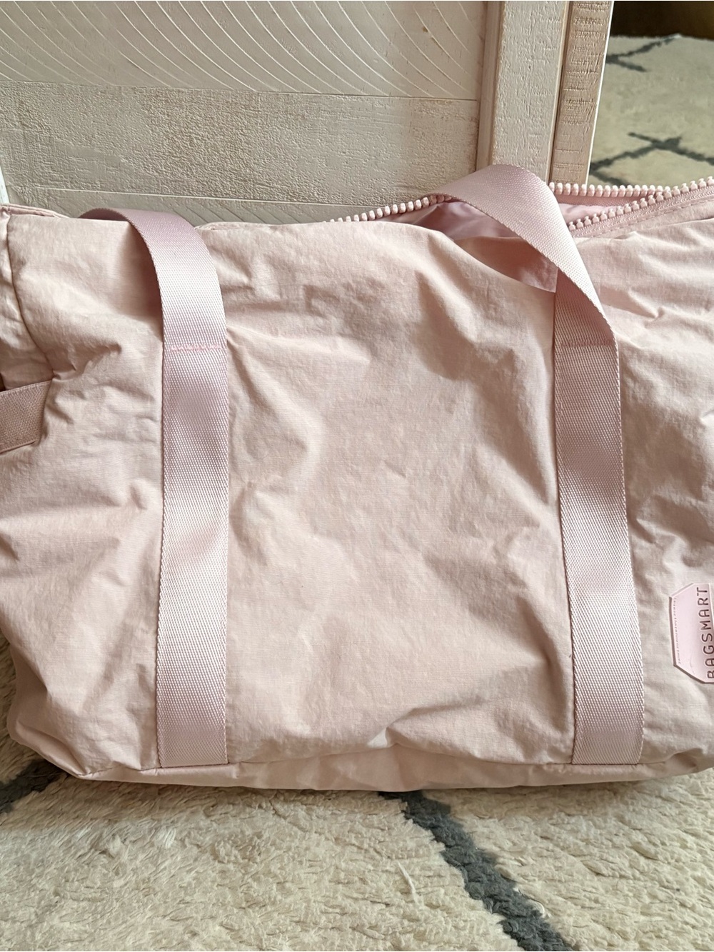 Light Pink Bagsmart Tote Bag